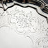 1861 British Antique Sterling Silver Salva Card Tray Diameter 23cm 358g Edward & John Barnard